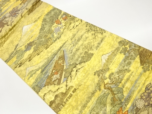 JAPANESE FUKURO OBI / WOVEN PEOPLE IN THE PAST